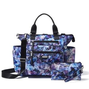 Baggallini 3 in 1 convertible backpack tote with RFID wristlet